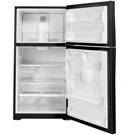 GTE22JTNRBB GE® ENERGY STAR® 21.9 Cu. Ft. Top-Freezer Refrigerator