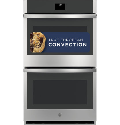 GE® 30" Smart Built-In Self-Clean Convection Double Wall Oven with Never Scrub Racks