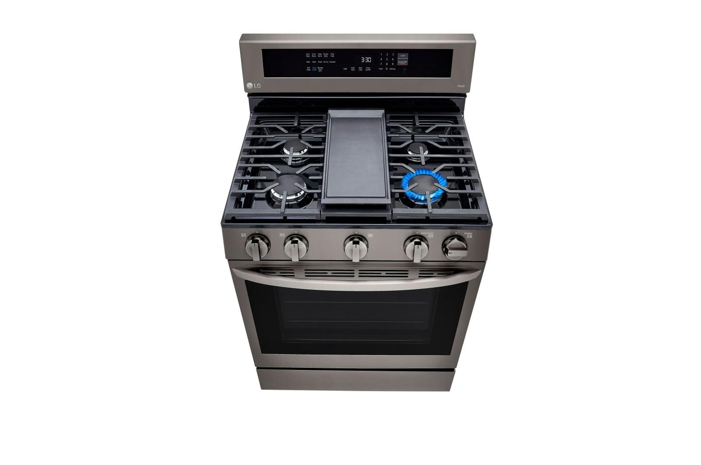 Lg LRGL5825D 5.8 cu ft. Smart Wi-Fi Enabled True Convection InstaView® Gas Range with Air Fry
