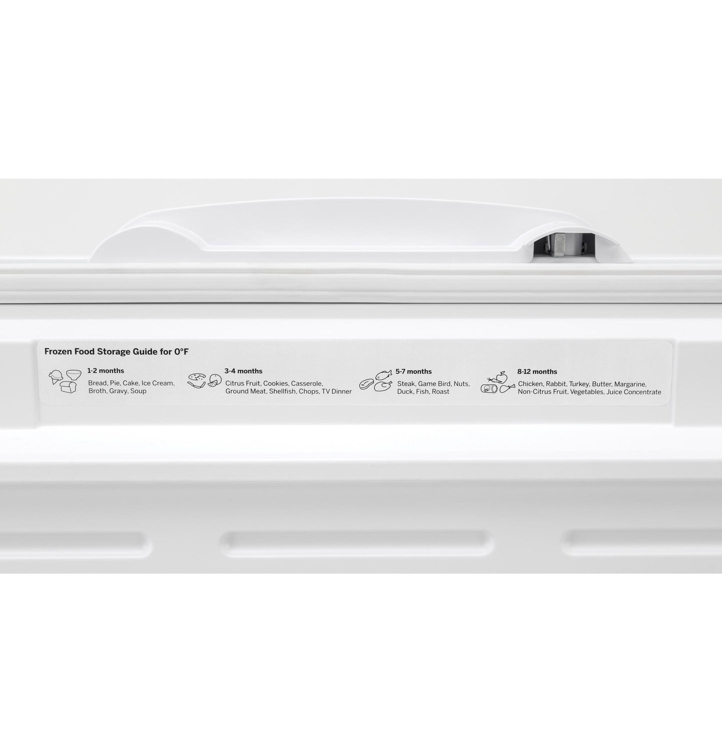 FCM22DLWW GE® ENERGY STAR® 21.7 Cu. Ft. Manual Defrost Chest Freezer