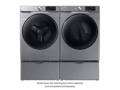 Samsung 4.5 cu. ft. Front Load Washer with Steam in Platinum