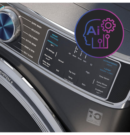 GE Profile™ 5.3 cu. ft. Capacity Smart Front Load ENERGY STAR® Steam Washer with Adaptive SmartDispense™ UltraFresh Vent System Plus™ with OdorBlock™