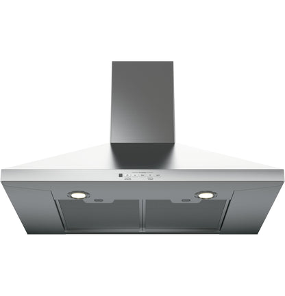 JVW5301SJSS GE® 30" Wall-Mount Pyramid Chimney Hood