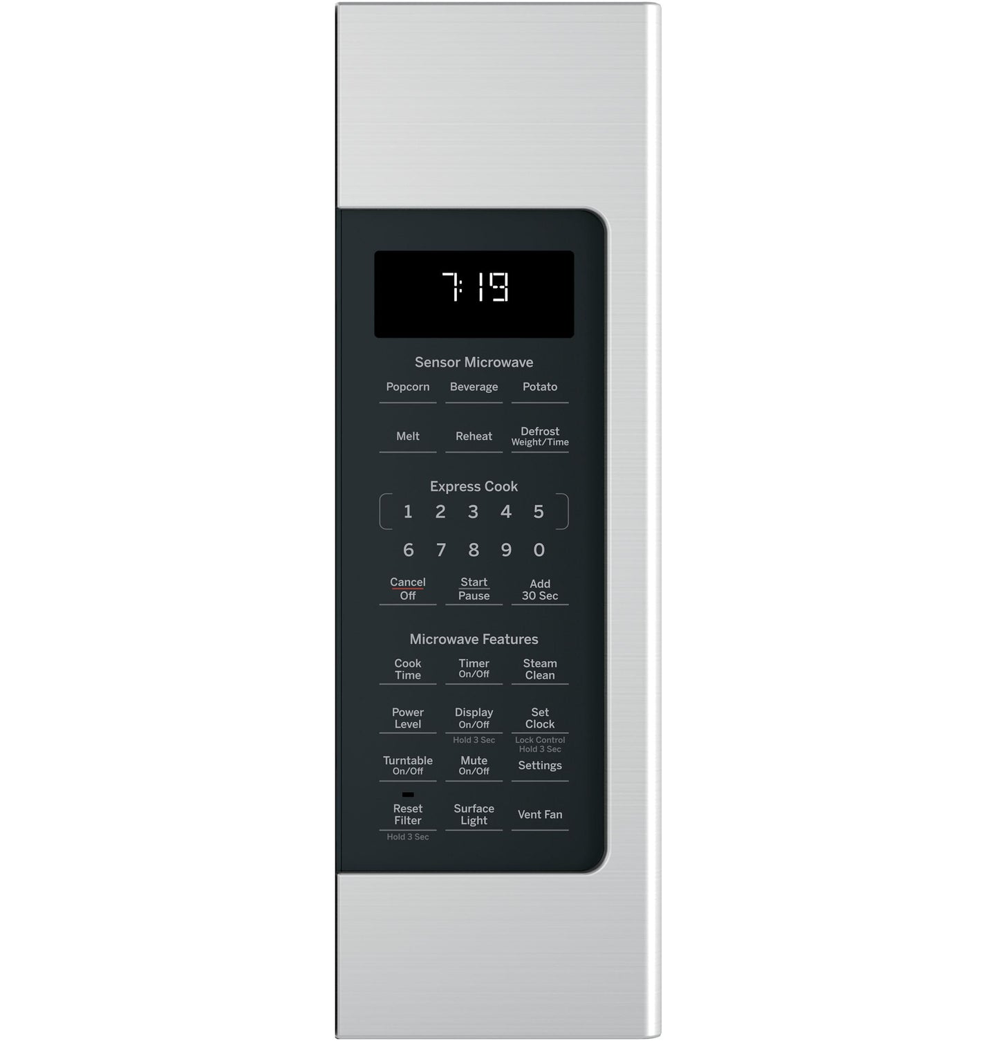 JVM7195SKSS GE® 1.9 Cu. Ft. Over-the-Range Sensor Microwave Oven
