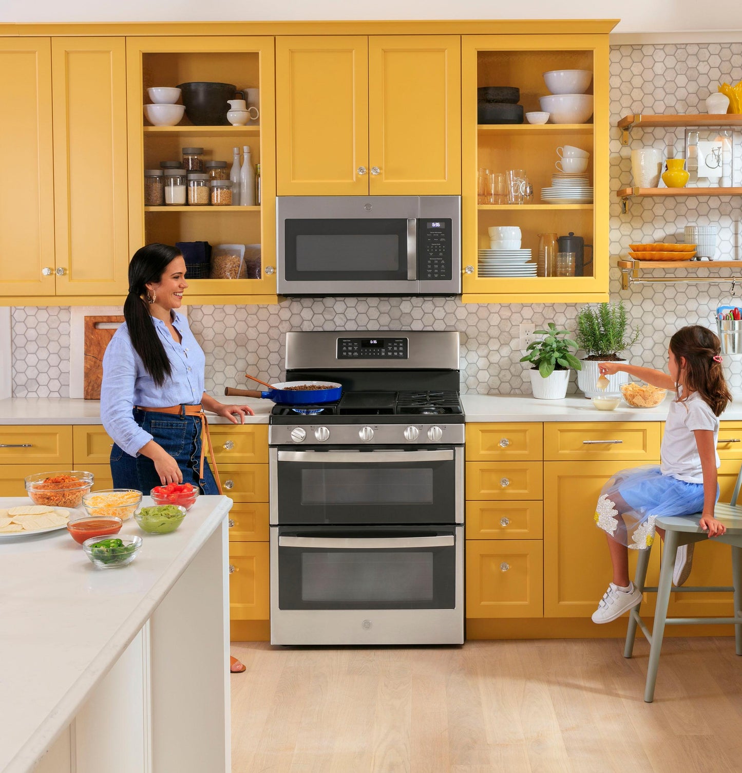 JGBS86SPSS GE 30" Free-Standing Gas Double Oven Convection Range