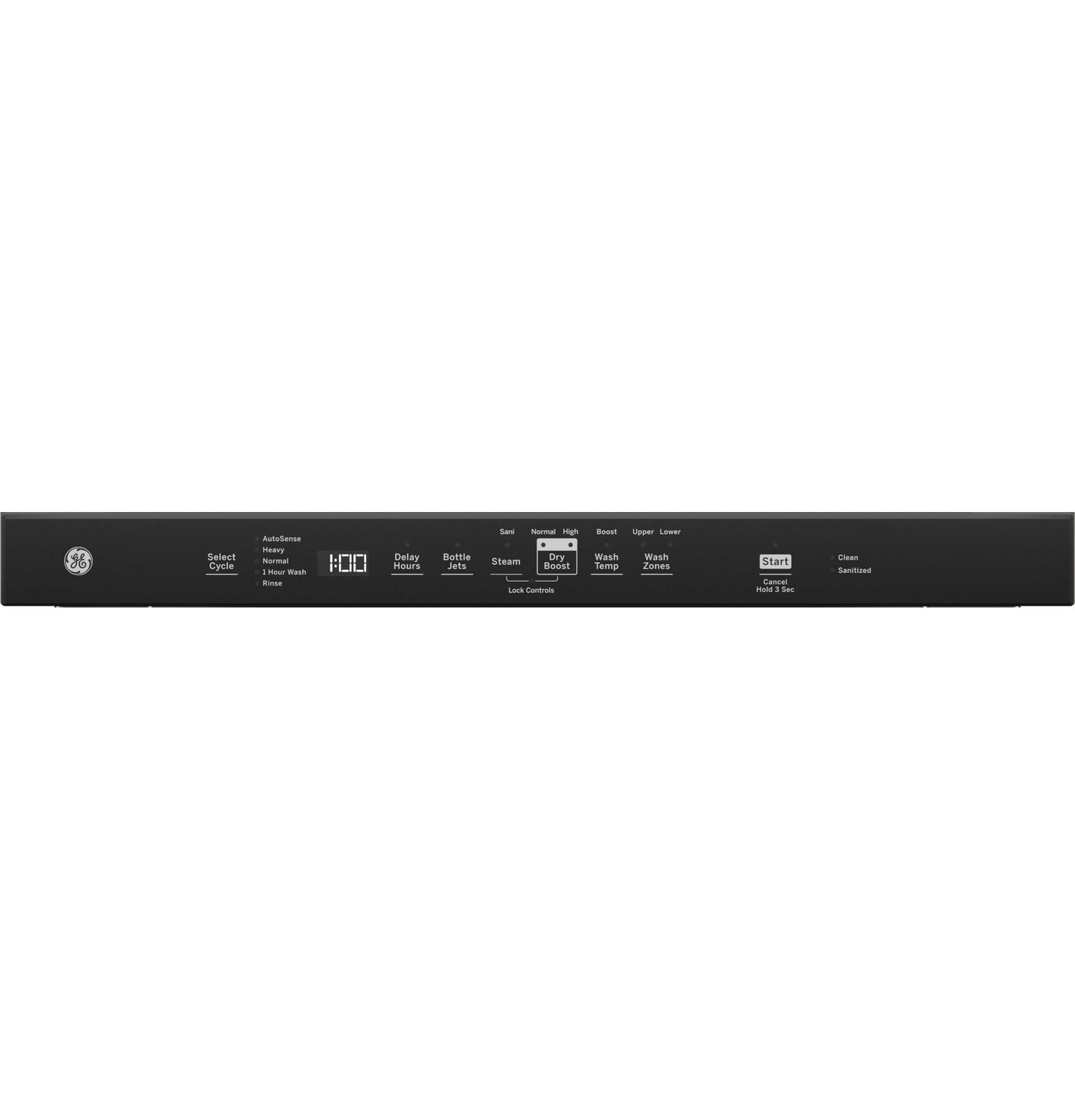 GDT630PMRES GE® ENERGY STAR® Top Control with Plastic Interior Dishwasher with Sanitize Cycle & Dry Boost
