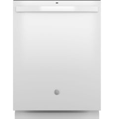 GDT535PGRWW GE® ENERGY STAR® Top Control with Plastic Interior Dishwasher with Sanitize Cycle & Dry Boost