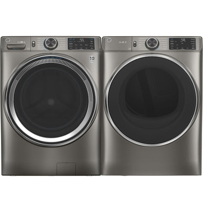 GE® 7.8 cu. ft. Capacity Smart Front Load Electric Dryer with Steam and Sanitize Cycle
