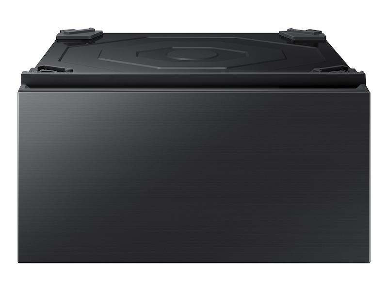 Samsung Bespoke 27" Laundry Pedestal with Storage Drawer in Brushed Black