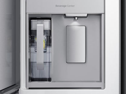 Samsung 23 cu. ft. Smart Counter Depth 4-Door Flex™ Refrigerator with Beverage Center and Dual Ice Maker in Stainless Steel