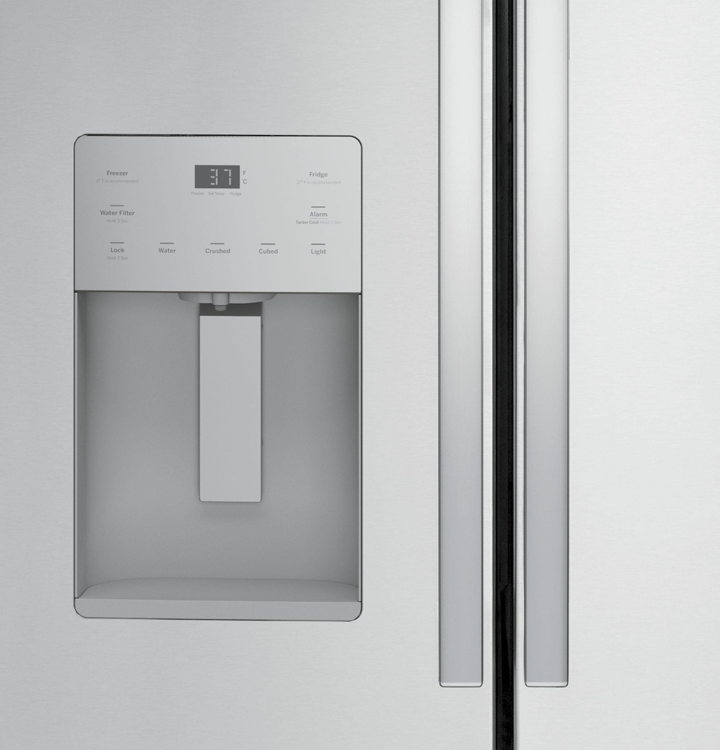 GFE26JYMFS GE ENERGY STAR 25.7 Cu. Ft. Fingerprint Resistant French-Door Refrigerator