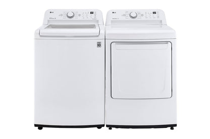Lg WT7005CW 4.3 cu. ft. Ultra Large Capacity Top Load Washer with 4-Way™ Agitator & TurboDrum™ Technology