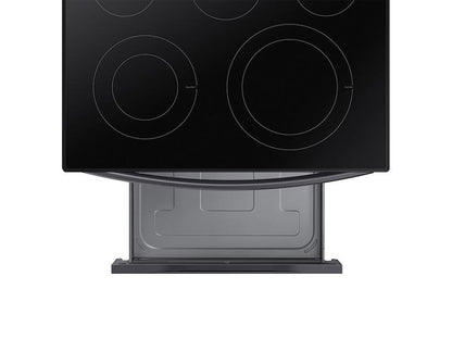 Samsung NE63A6511SG 6.3 cu.ft.Smart Freestanding Electric Range with No-Preheat Air Fry & Convection in Black Stainless Steel