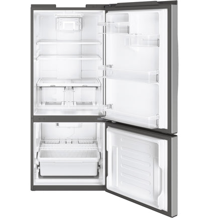 GBE21DYKFS GE® ENERGY STAR® 20.9 Cu. Ft. Bottom-Freezer Refrigerator