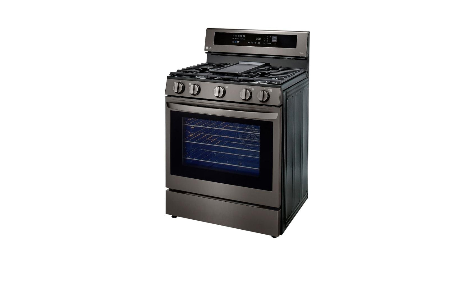 Lg LRGL5825D 5.8 cu ft. Smart Wi-Fi Enabled True Convection InstaView® Gas Range with Air Fry