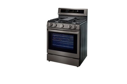 Lg LRGL5825D 5.8 cu ft. Smart Wi-Fi Enabled True Convection InstaView® Gas Range with Air Fry
