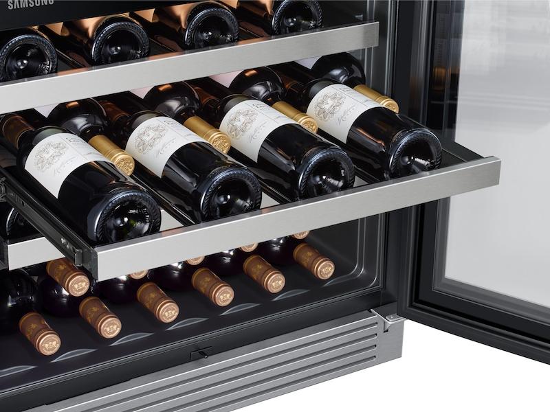 Samsung 51-Bottle Wine Cooler Refrigerator in Stainless Steel