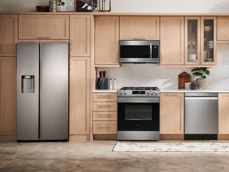Samsung RS22T5201SR 22 cu. ft. Counter Depth Side-by-Side Refrigerator in Stainless Steel