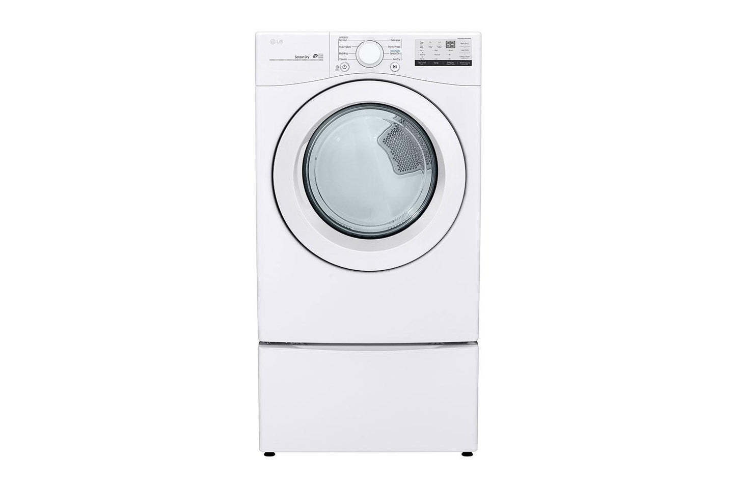 Lg DLE3400W 7.4 cu. ft. Large Capacity Electric Dryer - White
