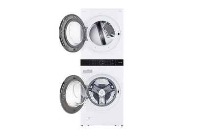 Lg WKEX200HWA Single Unit Front Load LG WashTower™ with Center Control™ 4.5 cu. ft. Washer and 7.4 cu. ft. Electric Dryer