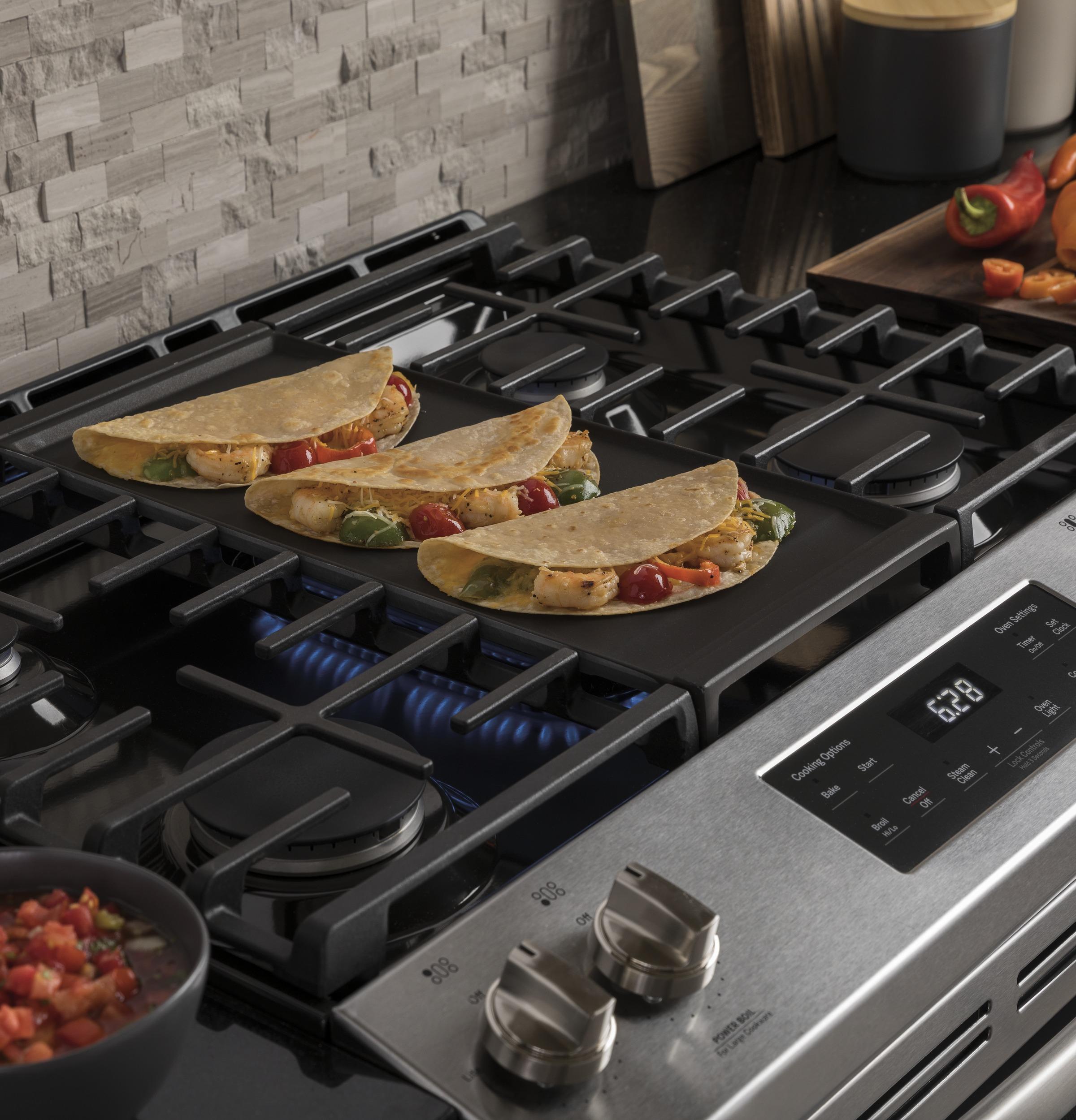 GE® 30" Slide-In Front Control Gas Range