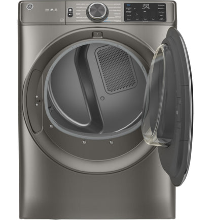 GE® 7.8 cu. ft. Capacity Smart Front Load Electric Dryer with Steam and Sanitize Cycle