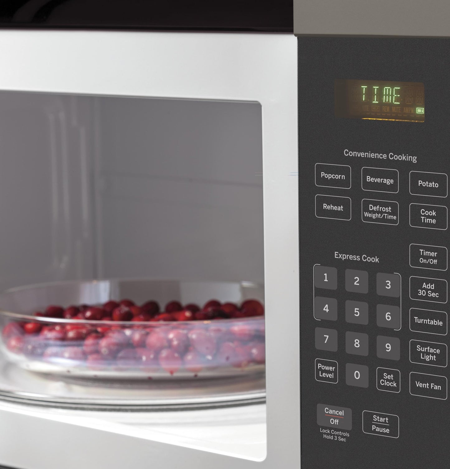 JVM3160EFES GE® 1.6 Cu. Ft. Over-the-Range Microwave Oven