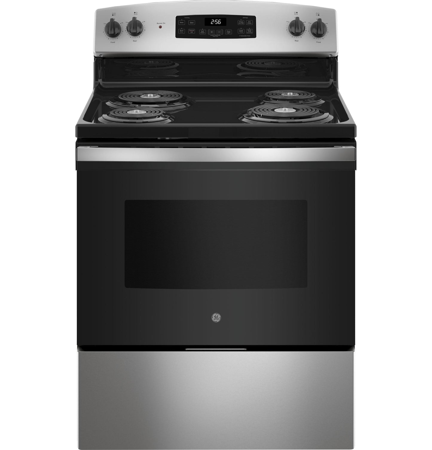 JB256RTSS GE® ENERGY STAR® 30" Free-Standing Self-Clean Electric Range