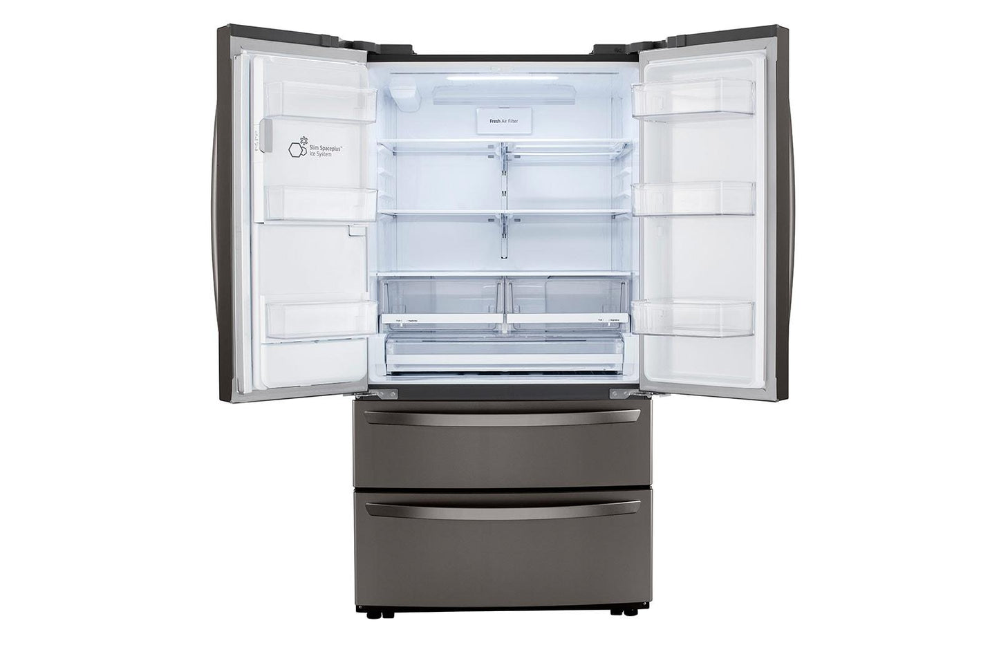 Lg LMXC22626D 22 cu. ft. Smart Counter Depth Double Freezer Refrigerator