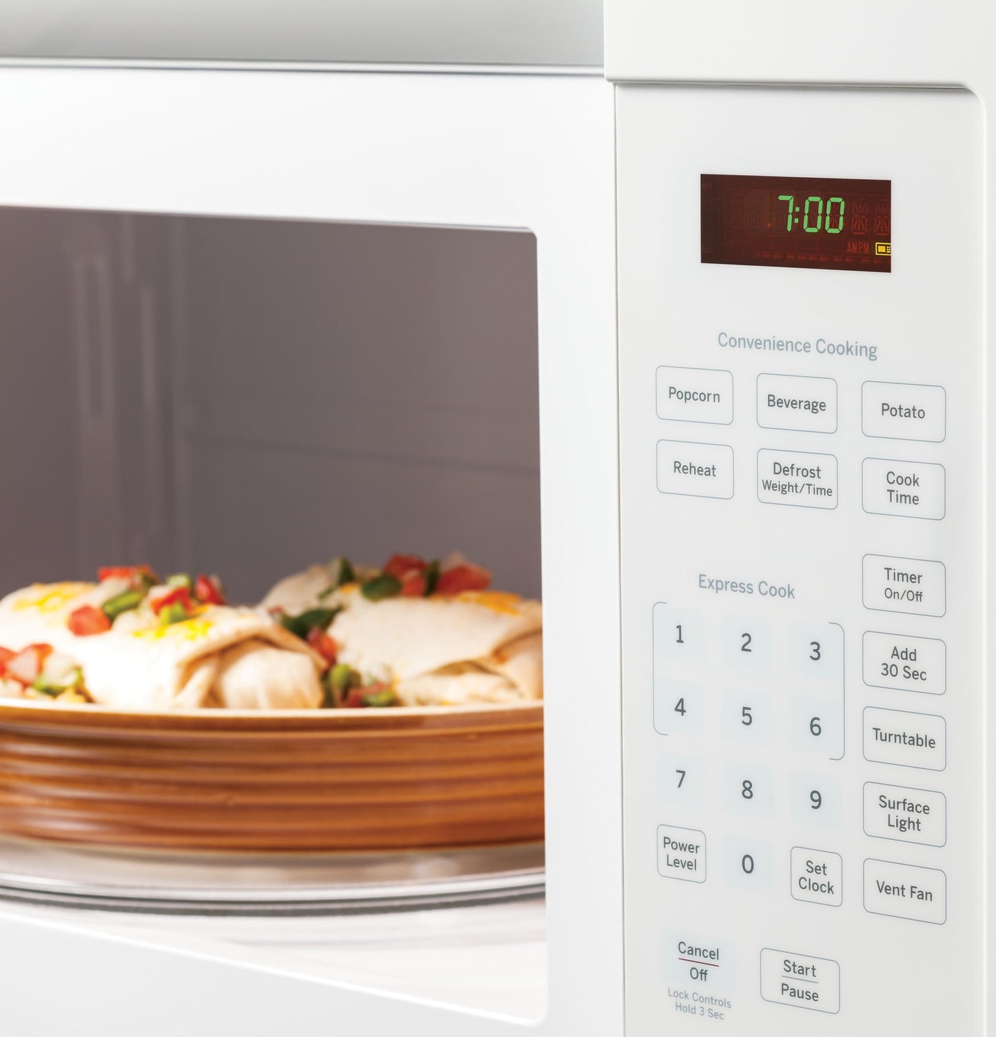 JVM3160DFWW GE® 1.6 Cu. Ft. Over-the-Range Microwave Oven