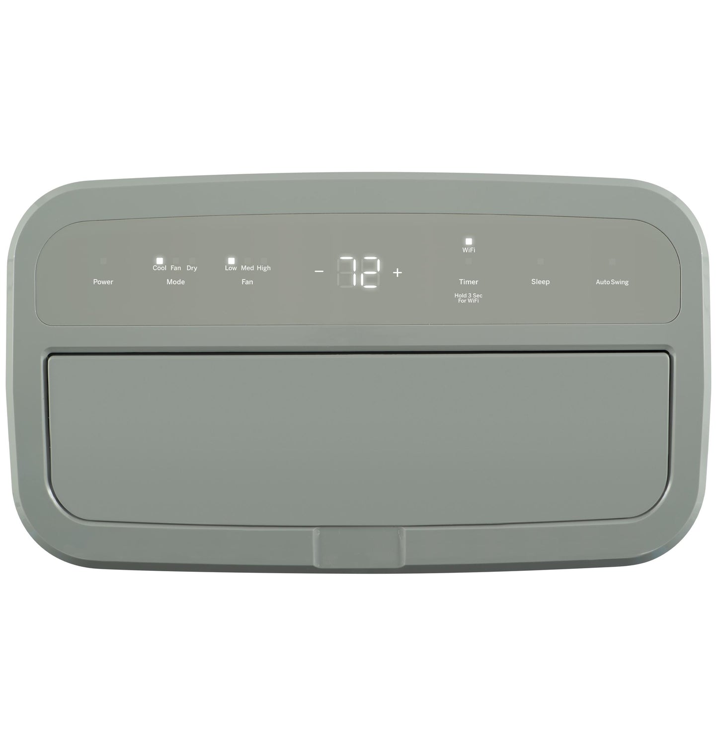 APWD07JASG GE® 7,500 BTU Smart Portable Air Conditioner with Dehumidifier and Remote, Grey