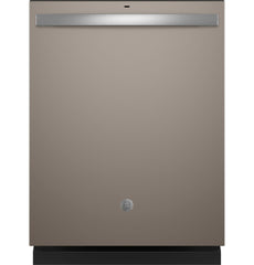 GE® ENERGY STAR® Top Control with Plastic Interior Dishwasher with Sanitize Cycle