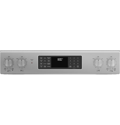JSS86SPSS GE 30" Slide-In Electric Convection Double Oven Range