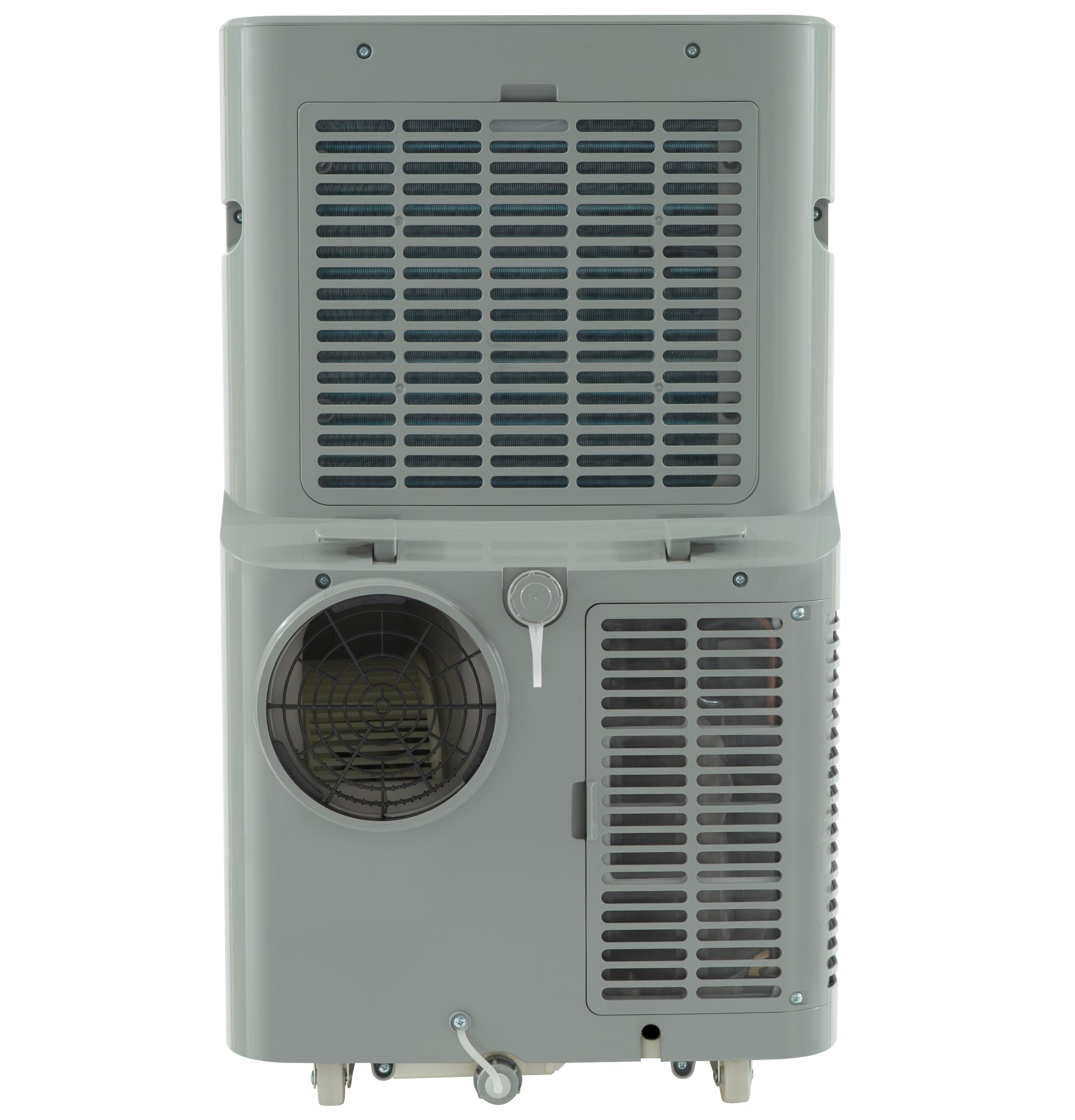 GE® 7,500 BTU Smart Portable Air Conditioner with Dehumidifier and Remote, Grey