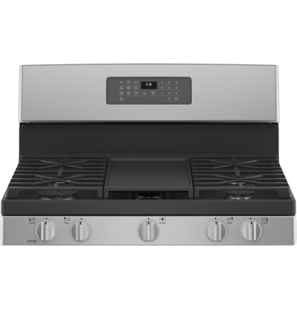 GE® 30" Free-Standing Gas Fingerprint Resistant Range