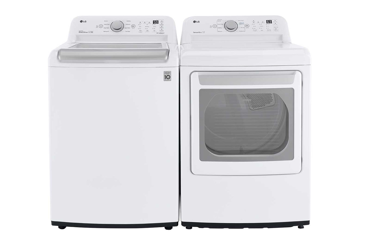 Lg DLE7150W 7.3 cu. ft. Ultra Large Capacity Electric Dryer with Sensor Dry Technology