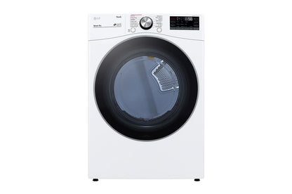 Lg DLGX4201W 7.4 cu. ft. Ultra Large Capacity Smart Wi-Fi Enabled Front Load Gas Dryer with TurboSteam™ and Built-In Intelligence