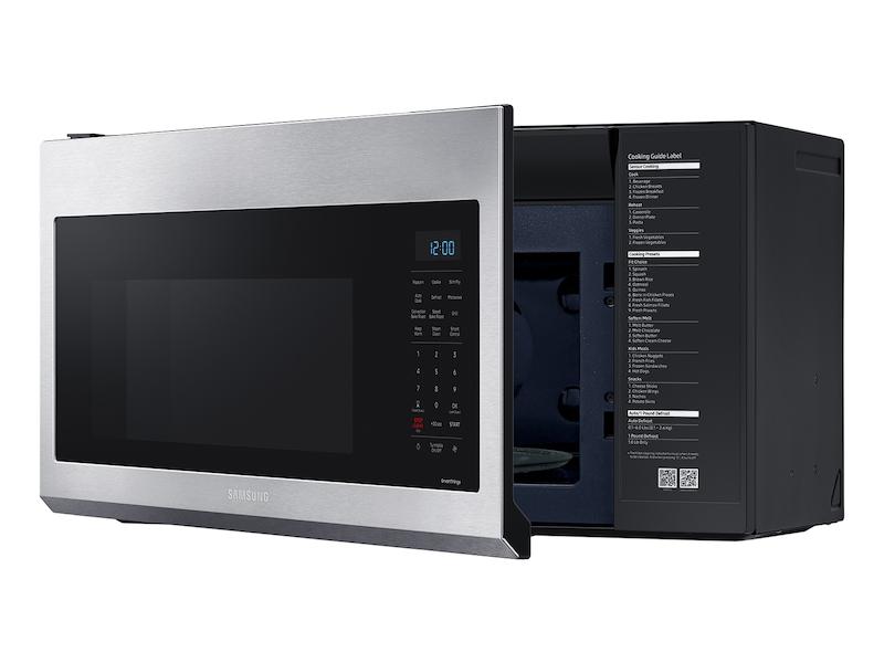 Samsung MC17T8000CS 1.7 cu ft. Smart Over-the-Range Microwave with Convection & Slim Fry™ in Stainless Steel