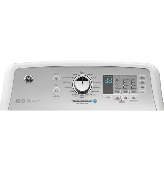 GTW685BSLWS GE® ENERGY STAR® 4.5 cu. ft. Capacity Washer with Stainless Steel Basket