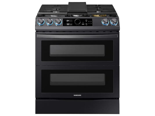 Samsung 6.0 cu ft. Smart Slide-in Gas Range with Flex Duo™, Smart Dial