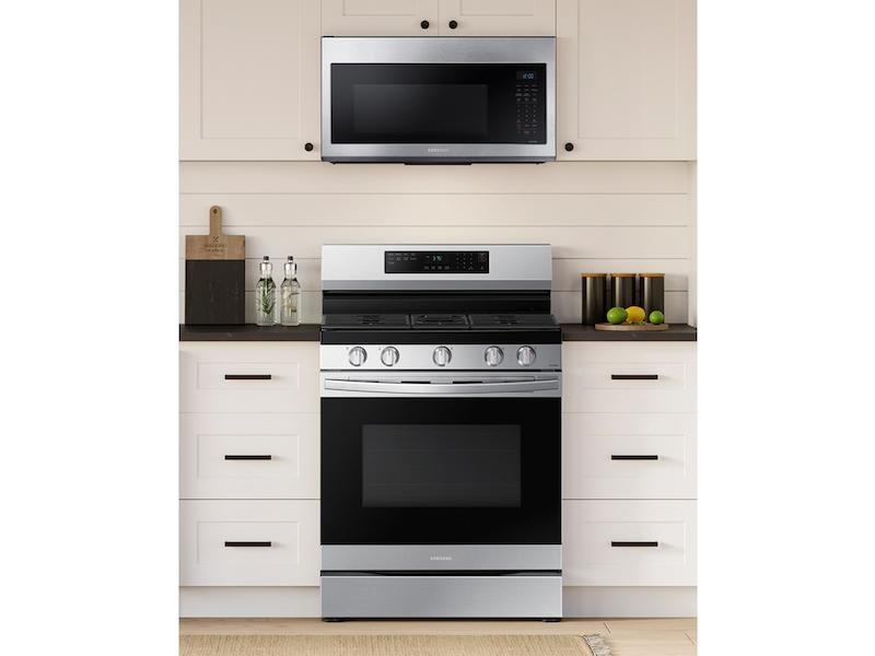 Samsung NX60A6511SS 6.0 cu. ft. Smart Freestanding Gas Range with No-Preheat Air Fry & Convection in Stainless Steel