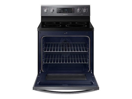 Samsung NE59M4320SG 5.9 cu. ft. Freestanding Electric Range with Convection in Black Stainless Steel