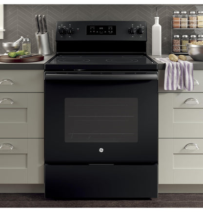 GE® 30" Free-Standing Electric Range