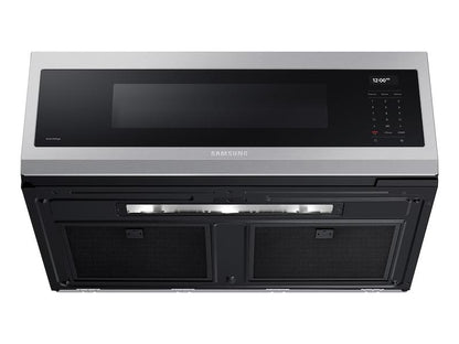 Samsung ME11A7710DS 1.1 cu. ft. Smart SLIM Over-the-Range Microwave with 550 CFM Hood Ventilation, Wi-Fi & Voice Control in Stainless Steel