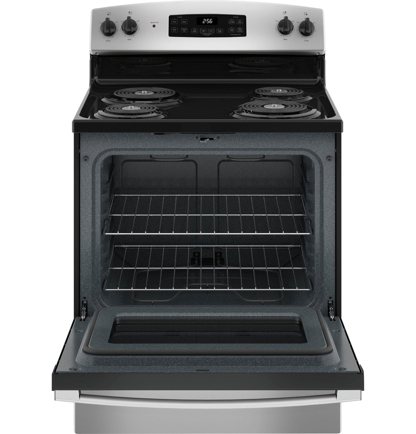 JB256RTSS GE® ENERGY STAR® 30" Free-Standing Self-Clean Electric Range