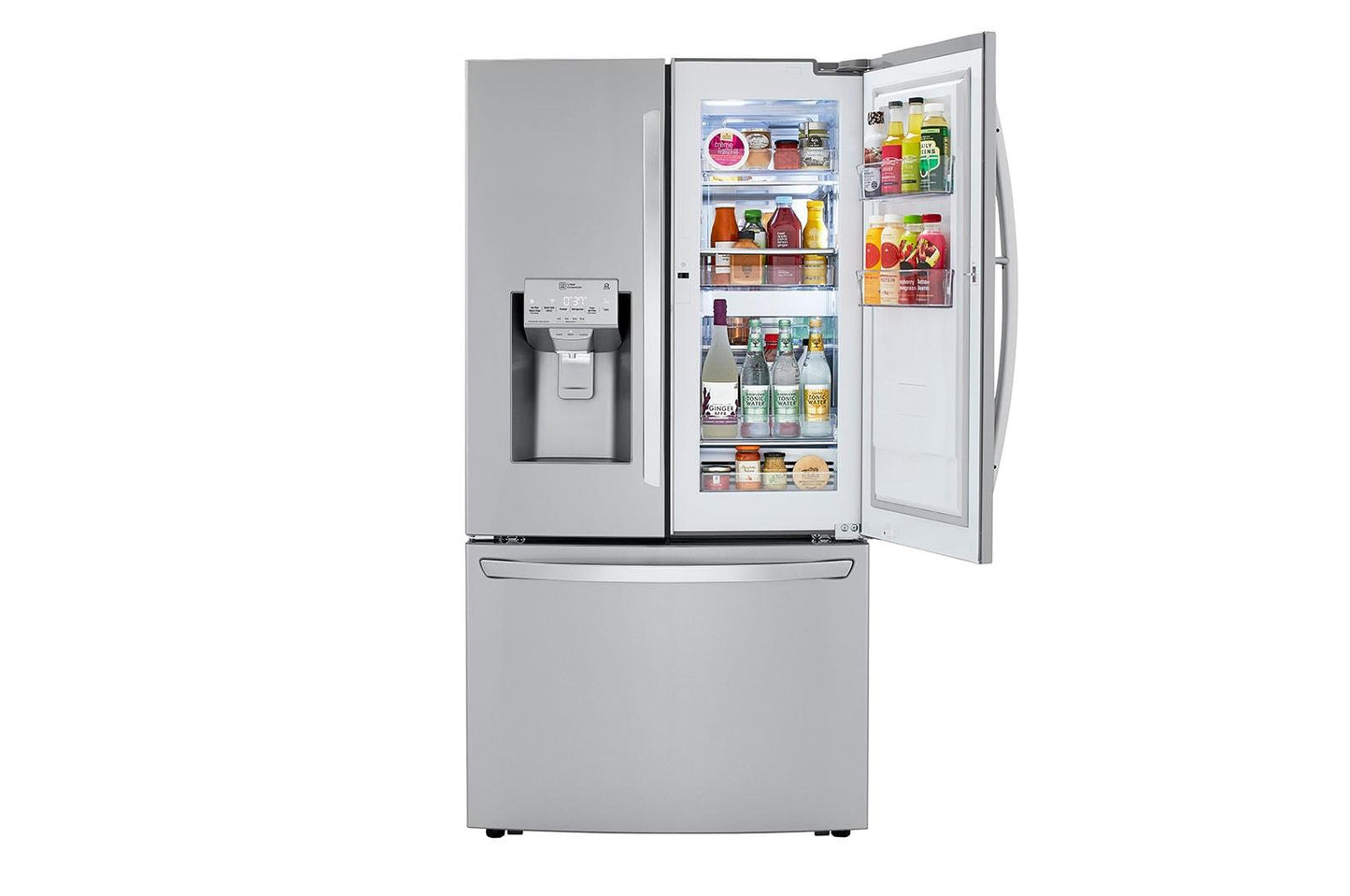 Lg LRFDC2406S 24 cu. ft. Smart Wi-Fi Enabled Door-in-Door® Counter-Depth Refrigerator with Craft Ice™ Maker