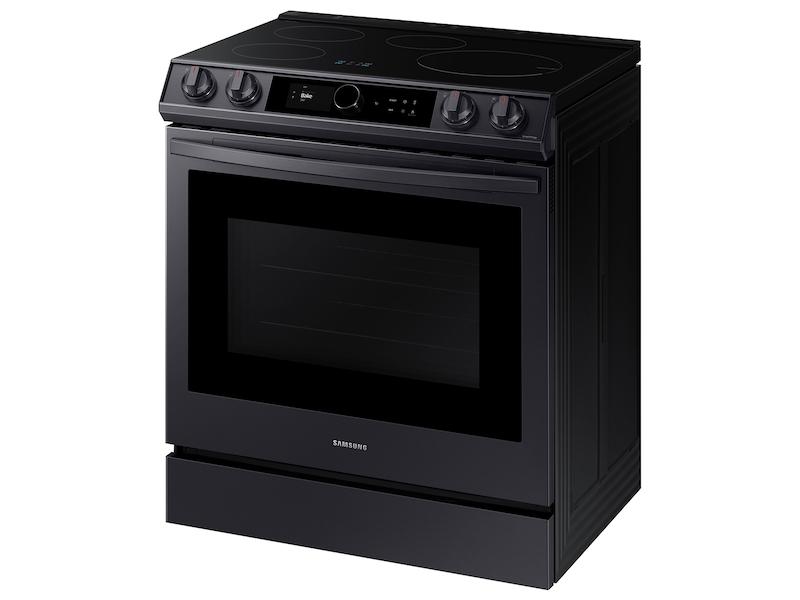 6.3 cu. ft. Smart Slide-in Induction Range with Smart Dial & Air Fry in Black Stainless Steel