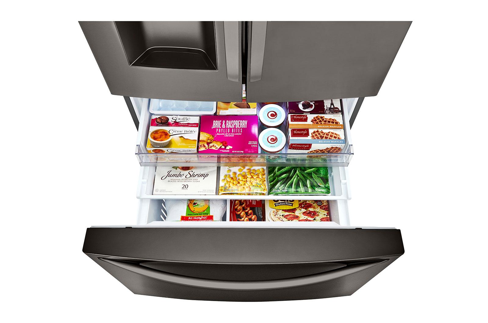 Lg LRFXC2416D 24 cu. ft. Smart Counter-Depth Refrigerator with Craft Ice™