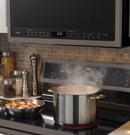 GE Profile™ 2.1 Cu. Ft. Over-the-Range Sensor Microwave Oven