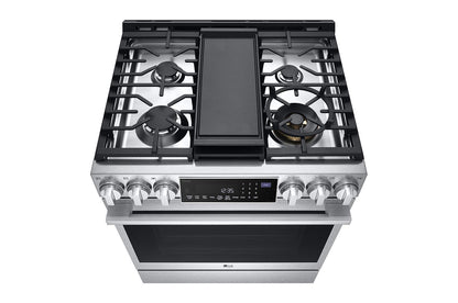 LSGS6338F LG STUDIO 6.3 cu. ft. InstaView® Gas Slide-in Range with ProBake Convection® and Air Fry